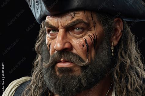 The Infamous Pirate Blackbeard Emerges In Vivid Detail His Weathered