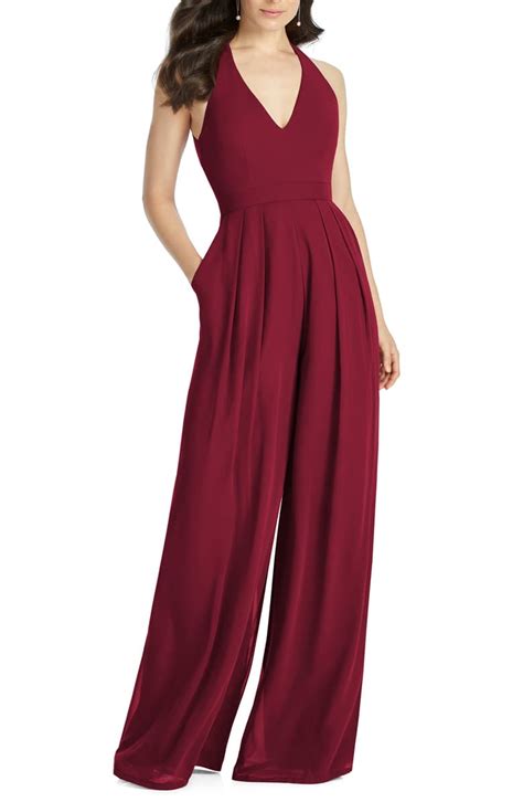 Arielle V Neck Lux Chiffon Jumpsuit Nordstrom Chiffon Jumpsuit