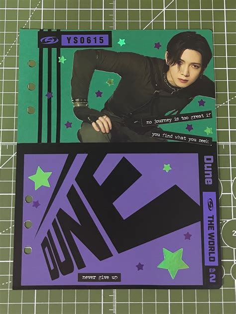 Ateez Yeosang Outlaw A Binder Insert Etsy