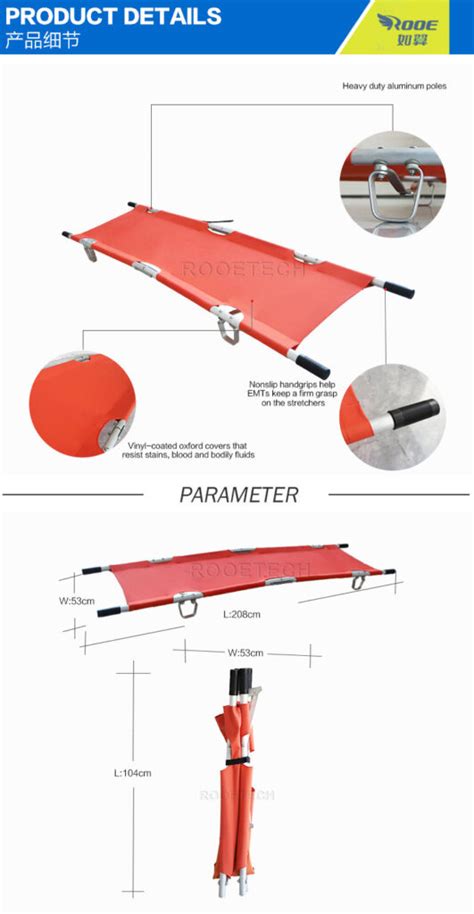 Aluminum Folding Stretcher With Handles