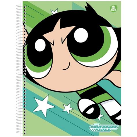 Caderno Meninas Super Poderosas - Caderno Universitario Meninas Super Poderosas 1 Materia Capa Dura ...
