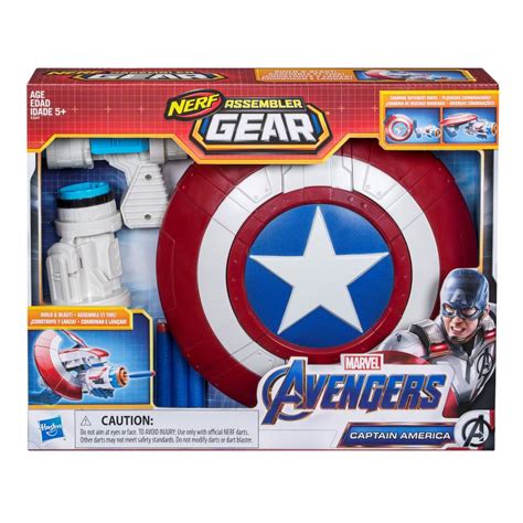 Marvel Avengers Endgame Nerf Captain America Assembler Gear In Pck