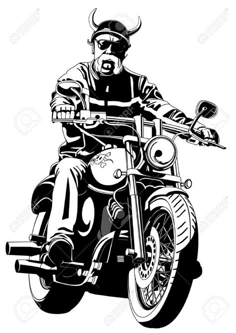 Harley Davidson Drawing Outline At Getdrawings Free Download