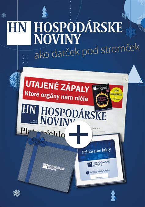 Hnonline Sk Hospod Rske Noviny Viano N Dar Ekov Predplatn