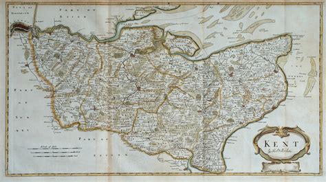 Kent Antique Maps Old Maps Of Kent Vintage Maps Of Kent Uk