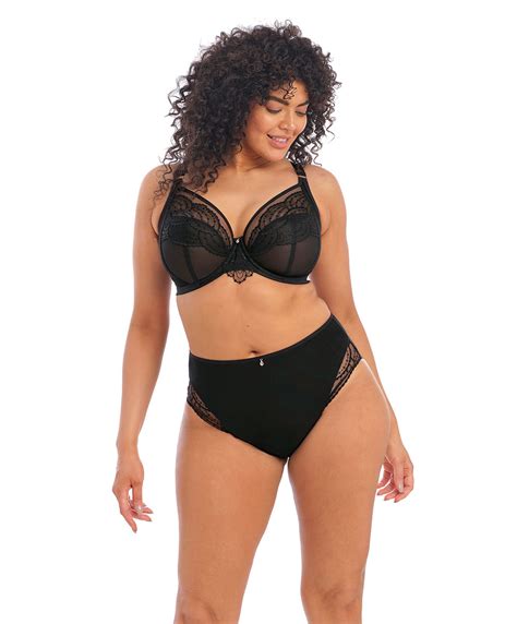 Culotte Haute Grande Taille Priya Noir Elomi El Blk