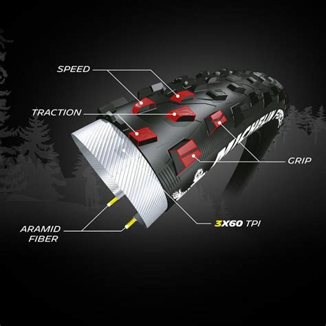 Cubierta Michelin Force Xc Performance Line X Tubeless Ready Negro