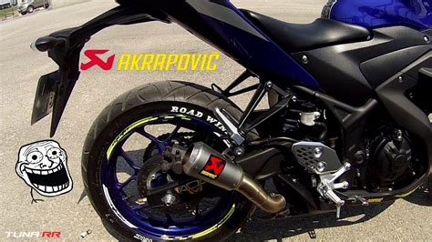 Yamaha R Akrapovic Slip On Exhaust Sound Flyby Youtube