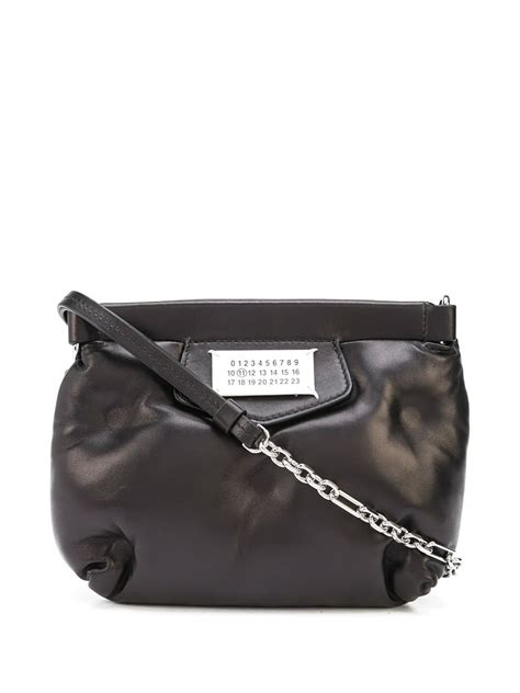 Maison Margiela Mini Glam Slam Red Carpet Crossbody Bag Black