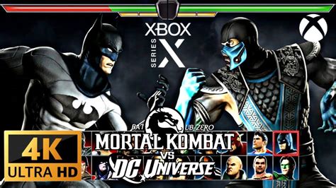 Mortal Kombat Vs Dcu K Xbox Series X Gameplay Youtube