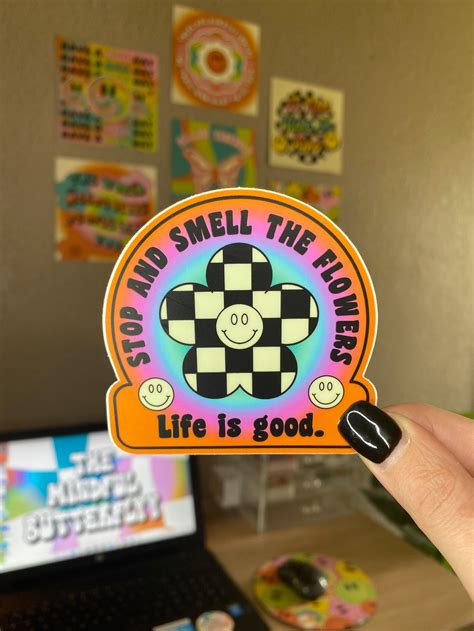 LIFE IS GOOD STICKER | The Mindful Butterflyy