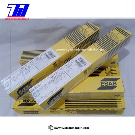 Jual Kawat Las ESAB OK 48 04 Diameter 4 0mm AWS E 7018 1 PACK