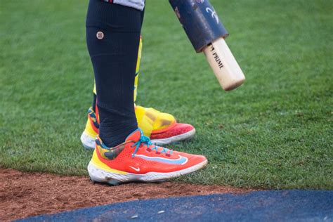 What Pros Wear Ronald Acuña Jrs Nike Alpha Huarache Elite 4 Cleats