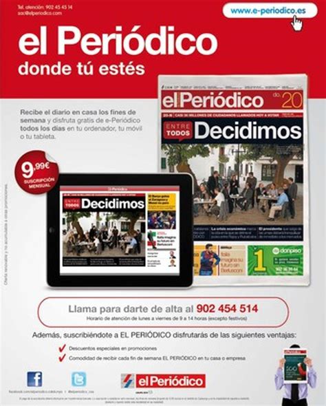 El PeriÓdico Lanza La Campaña De Suscripción Donde Tú Estés