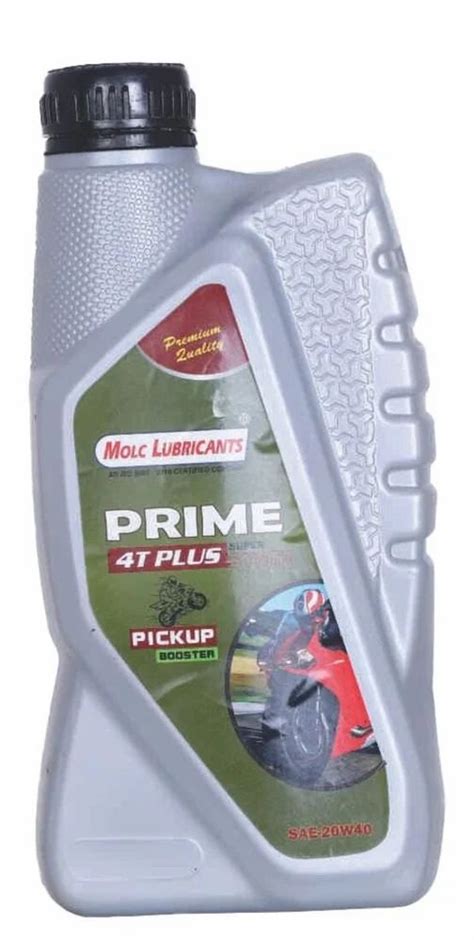 Full Synthetic Molc SEA20W40 Prime 4T Plus Engine Oil Bottle Of 900 ML