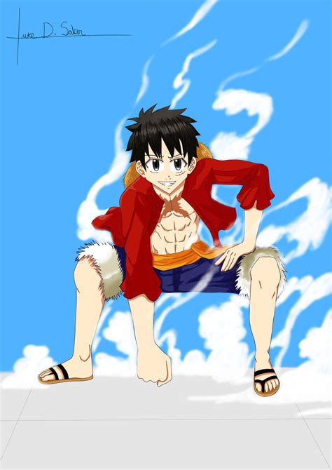 Luffy Second gear by LukeDSaber on DeviantArt