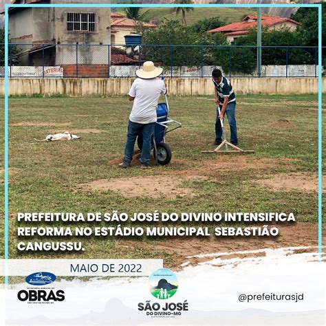 Prefeitura De S O Jos Do Divino Intensifica Obras De Reforma No