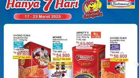 KATALOG Promo JSM Indomaret Terbaru 18 23 Maret 2023 Aneka Biskuit