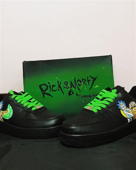 Nike Air Force Low Custom Rick And Morty