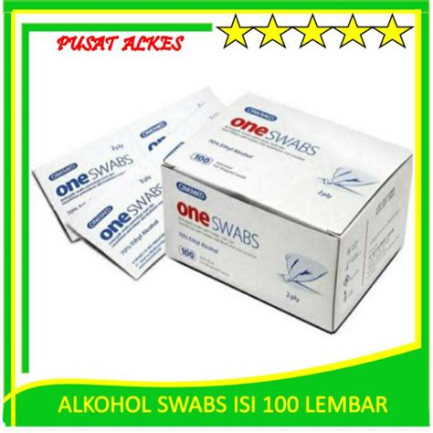 Jual Onemed Alkohol Swab Kapas Alkohol One Swabs Oneswabs Isi