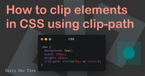 How To Clip Elements In CSS Using Clip Path