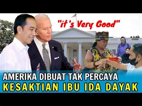 Amerika Dibuat Tak Percaya Kesaktian Ibu Ida Dayak Youtube