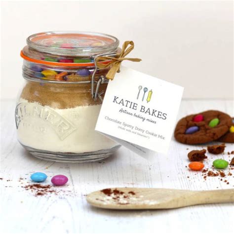 Chocolate Spotty Dotty Cookie Mix in a Kilner Jar - Baking Kits ...