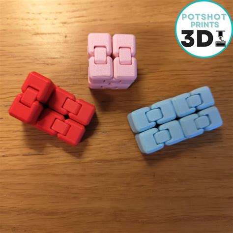 Fidget Cube 3d Printed Sensory Toy Etsy