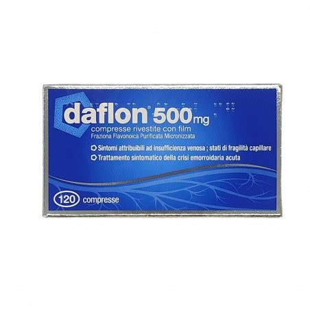 Daflon 500 Per Gambe Gonfie E Emorroidi 120 Compresse 500mg TuttoFarma