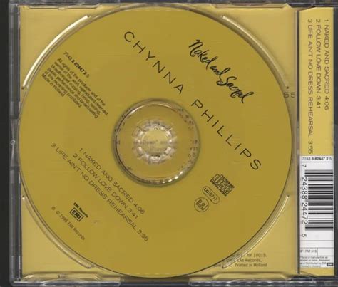 CHYNNA PHILLIPS Naked And Sacred 3 Tracks Cd Single EUR 4 26