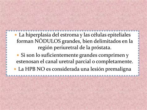 Hiperplasia Nodular Y Carcinoma De Pr Stata Ppt