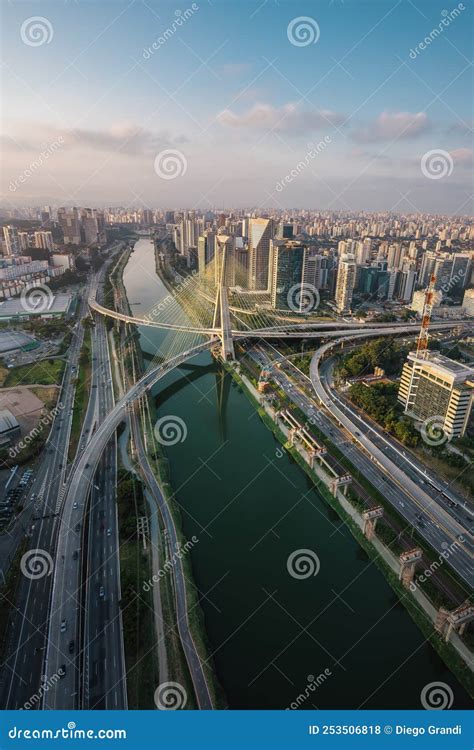 The Octavio Frias De Oliveira Bridge Is A Cable Stayed Bridge In South