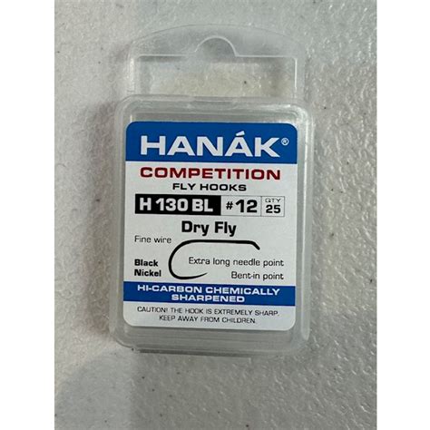 Hanak Dry Fly Hook H130BL Foxons Fishing Tackle