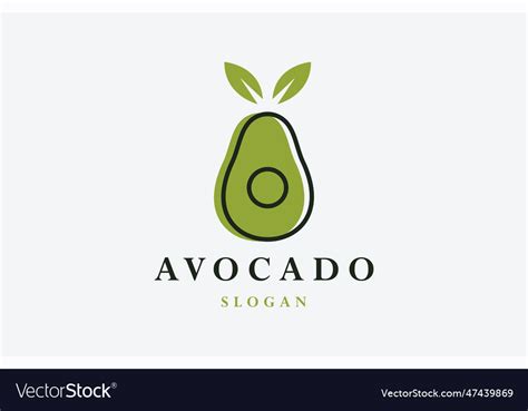 Avocado Royalty Free Vector Image - VectorStock