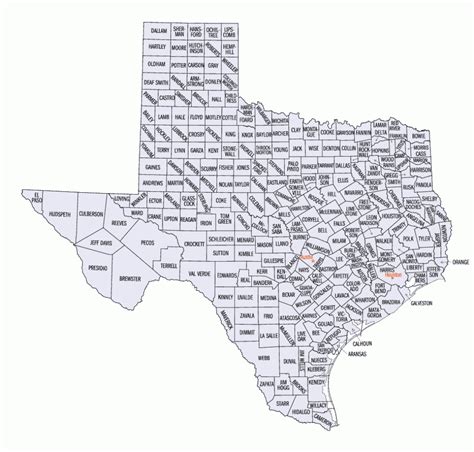 Texas Historical Markers Map - Printable Maps