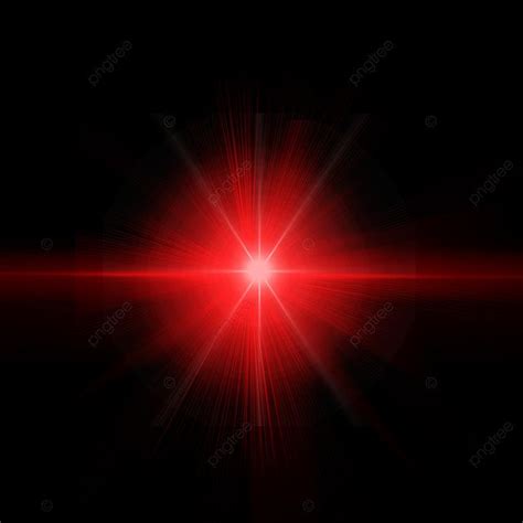 Sunlight Lens Flare PNG Image, Red Star Sunlight Lens Flare Effects ...