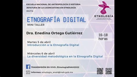 Mini taller Etnografía Digital La diversidad metodológica en la