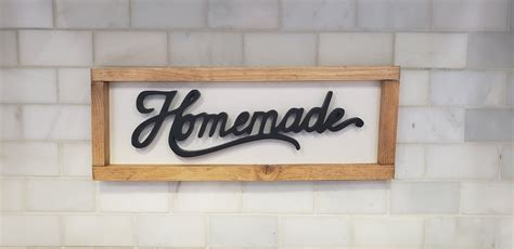 Homemade Sign Home Decor Sign Handmade Wood Sign Farmhouse Etsy Uk