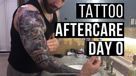 How To Treat A New Tattoo Healing Process Aftercare Day Fresh