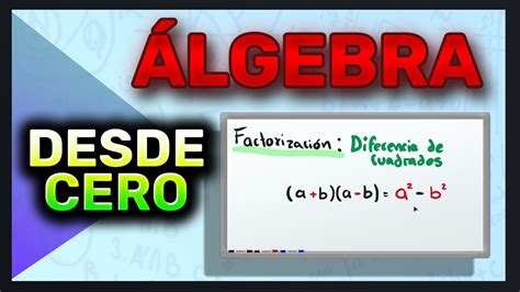 ÁLGEBRA DESDE CERO Aprende ÁLGEBRA Desde Cero NIVEL BÁSICO YouTube