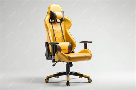 Premium AI Image | Yellow Gaming Chair Transparent Isolated Seating AI