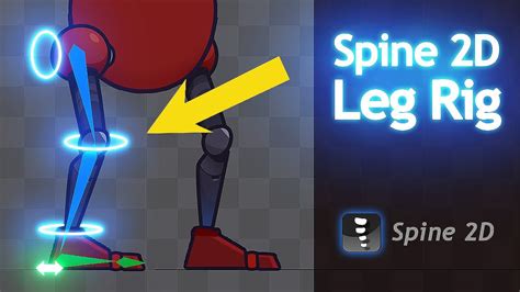 Spine 2d Game Character Leg Rig Tutorial For Beginner Youtube