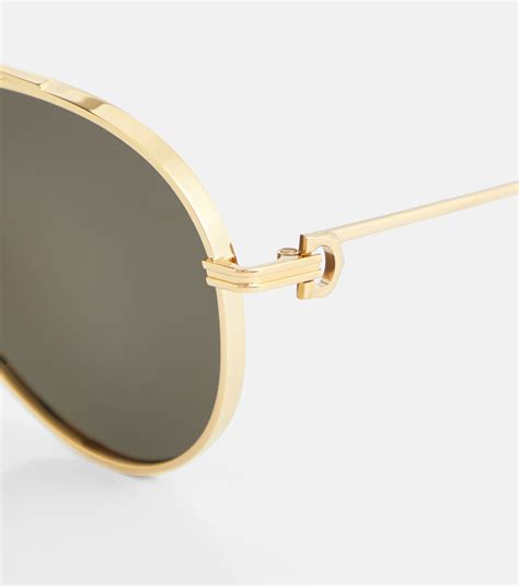 Cartier Eyewear Collection Première De Cartier Aviator Sunglasses Cartier