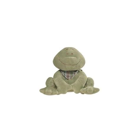 Doudou Noukies Noukie S Epa Aldo La Grenouille Cms Vert Foulard Rayee