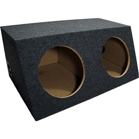 Dual 10 Subwoofer Box Sealed Enclosure Gray 210h