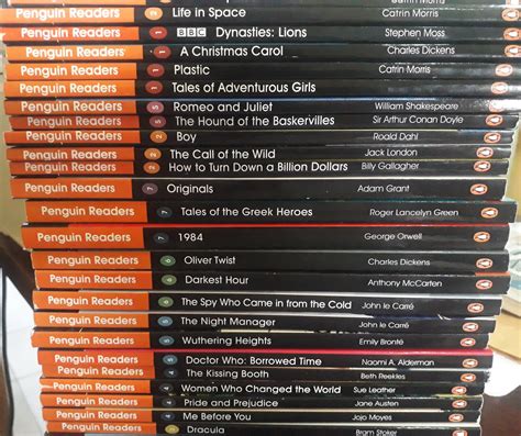 Bookset Penguin Readers 51 Books Starter Level To Level 7