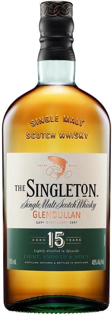 The Singleton Single Malt Scotch Whisky of Glendullan 15 year old 750ml ...