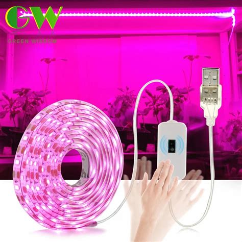 Led Grow Light Full Spectrum Usb Grow Light Strip 05m 1m 2m 3m 2835 Smd Dc5v Led Phyto Tape For