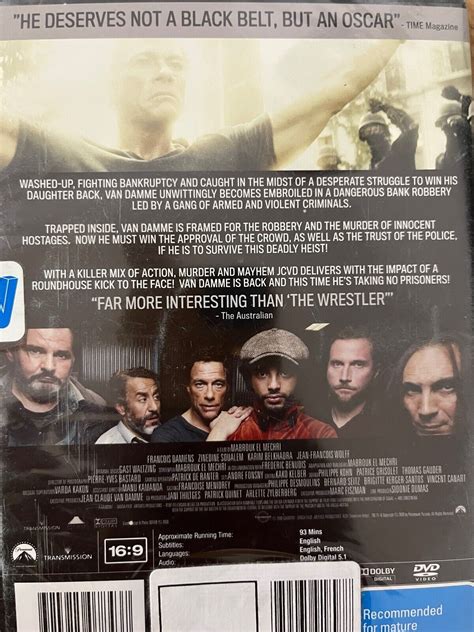 Jcvd Dvd 2008 Jean Claude Van Damme Brand New Ebay