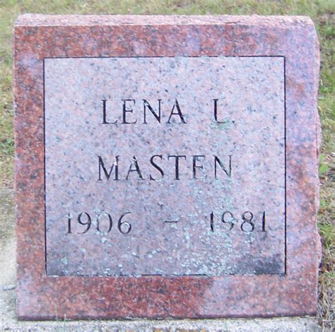 Lena Louise Rowe Masten 1906 1981 Find A Grave Memorial